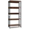 Costway 1/2 PCS 5 Tier Bookshelf 62" Tall Bookcase with Tiltable Shelves Display Storage Rack